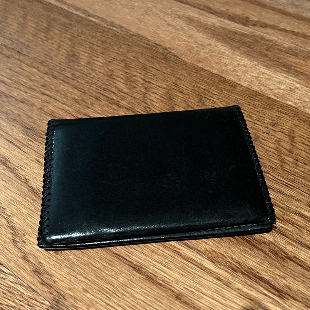 Paul Smith Black Leather Billfold Wallet
